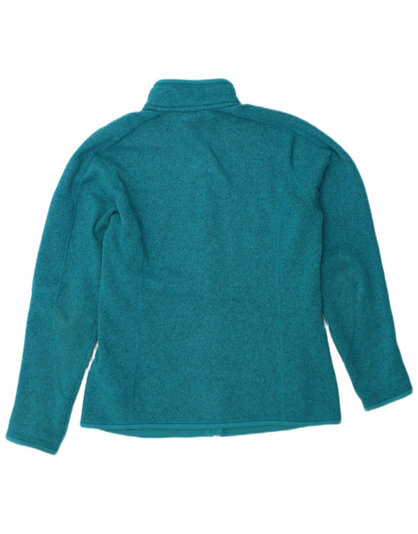 PATAGONIA Veste de survêtement pour femme UK 14 Medium Turquoise Flecked