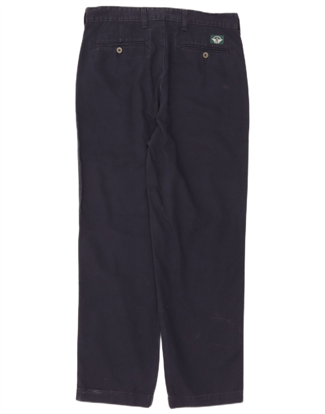 DOCKERS Pantalon Chino Coupe Ample Homme W33 L30 Bleu Marine Coton