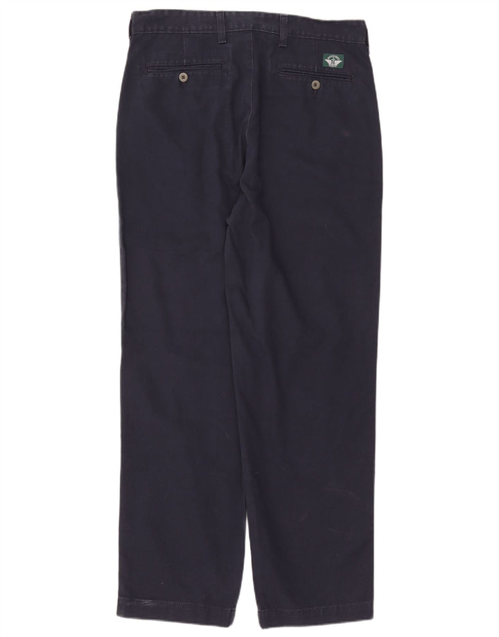 DOCKERS Pantalon Chino Coupe Ample Homme W33 L30 Bleu Marine Coton
