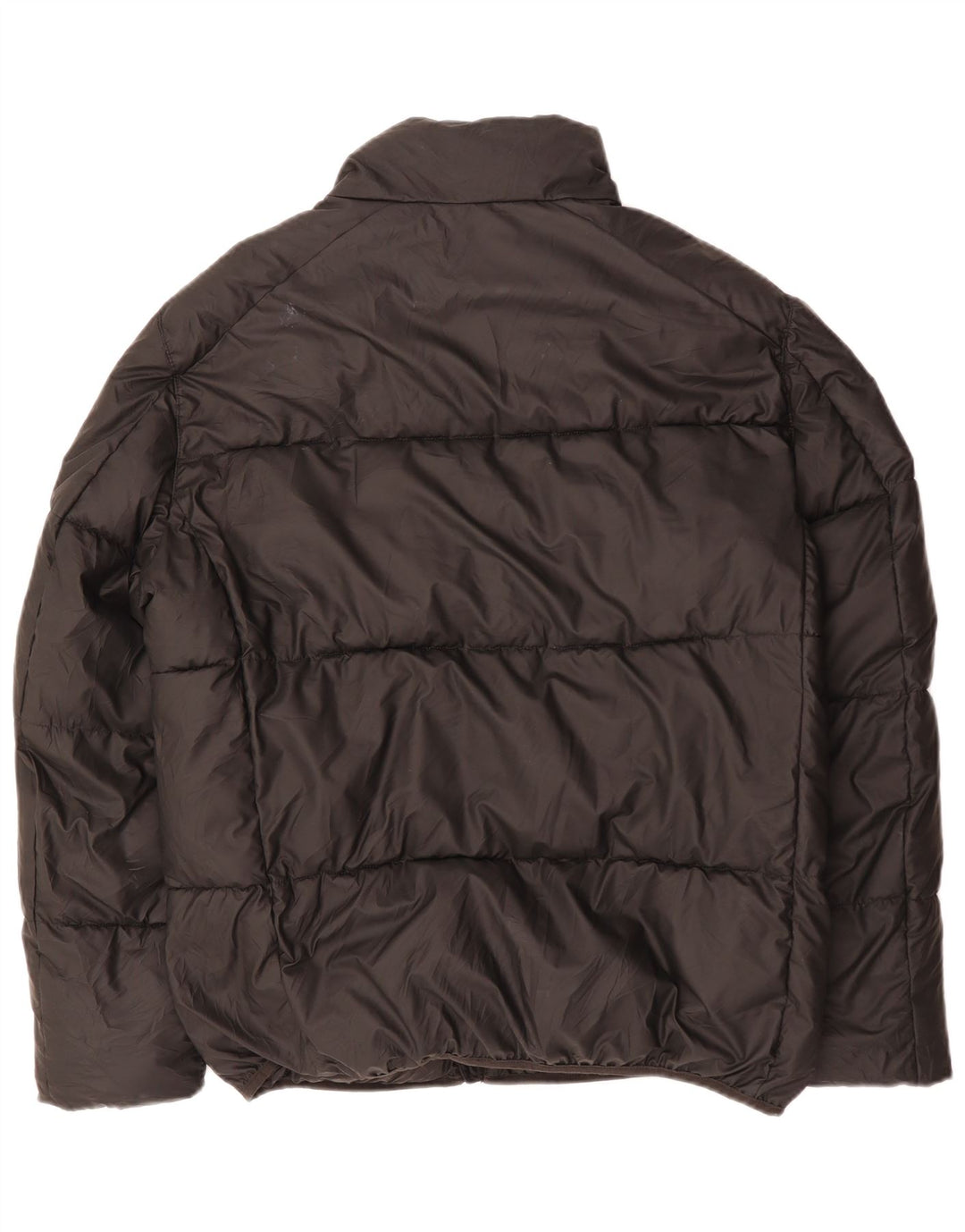 Zara Veste matelassée pour homme UK 40 Large Noir Polyester