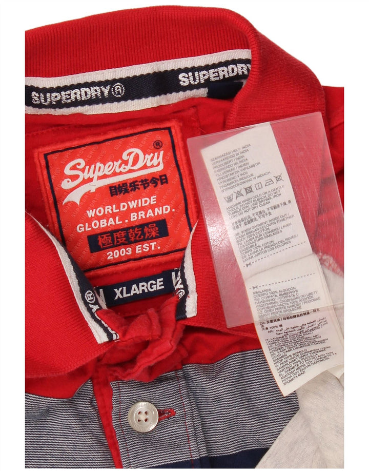 Superdry Polo XL Homme Multicolore Colourblock Cotton