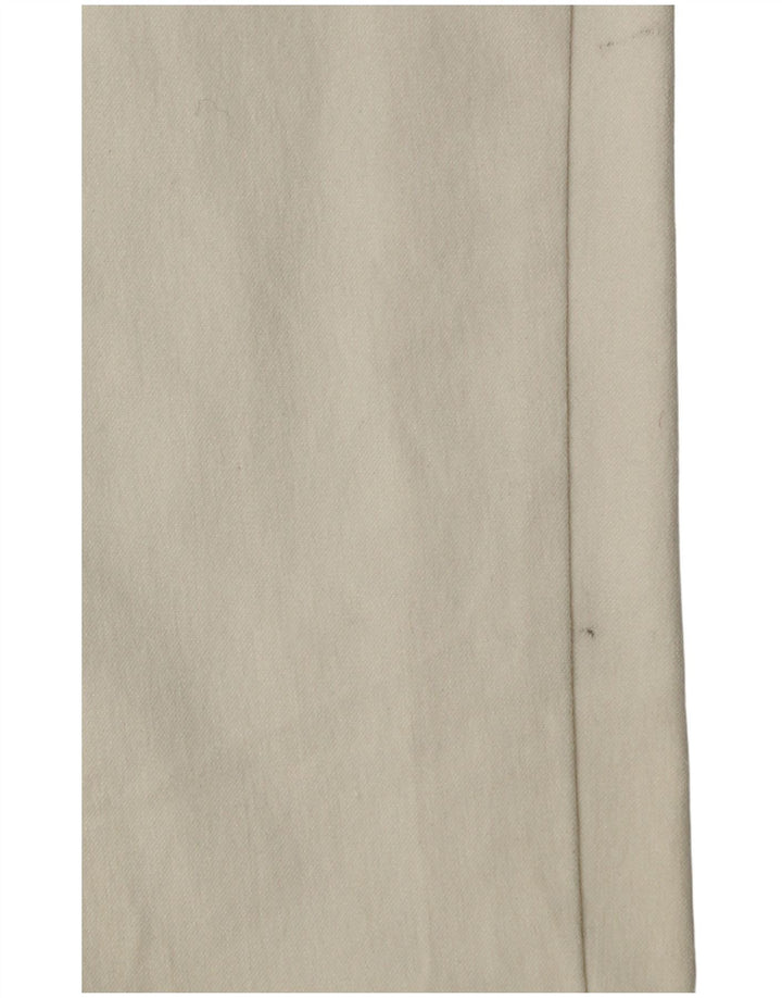 ZARA Femme Pantalon Skinny Casual Moyen W28 L28 Blanc Cassé