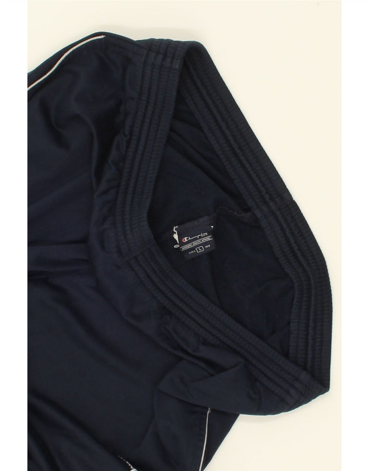 CHAMPION Mens Tracksuit Trousers Large Navy Blue Vintage Champion and Second-Hand Champion from Messina Hembry 
