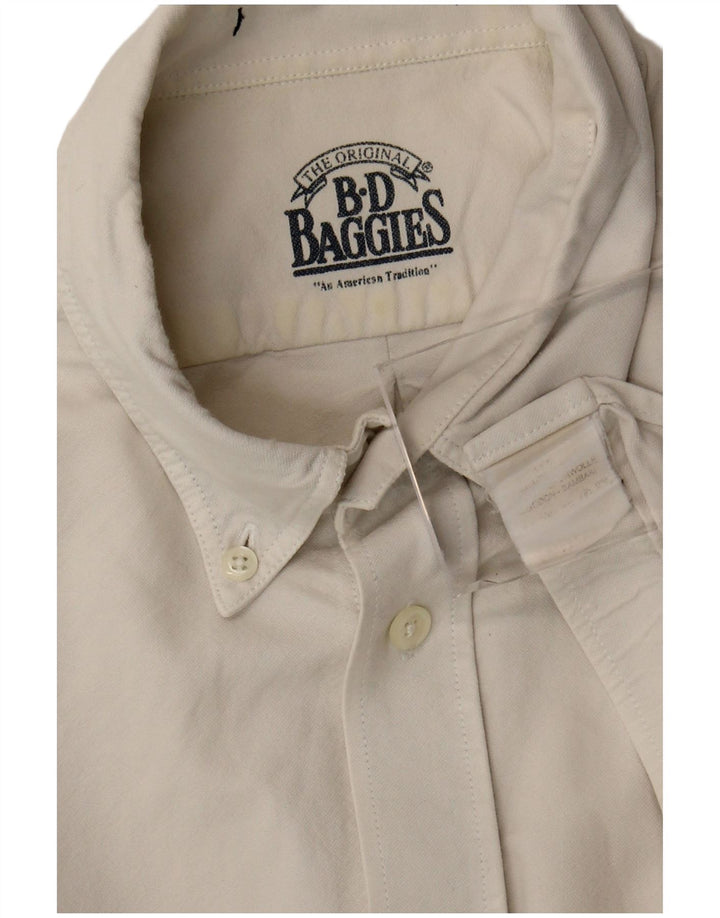 B.D. Baggies Chemise Homme XL Coton Blanc Cassé