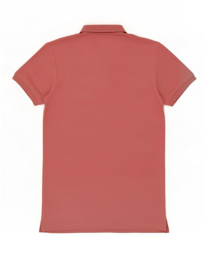 Benetton Polo Regular Homme Petit Rose Coton