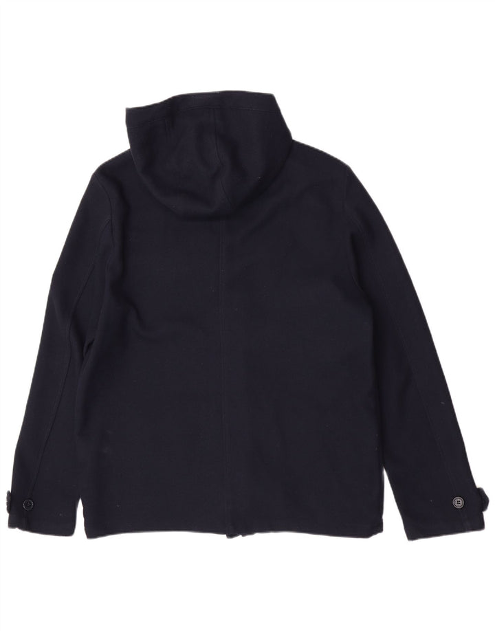 Harmont & Blaine Veste utilitaire à capuche pour homme UK 40 Large Bleu marine Polyester