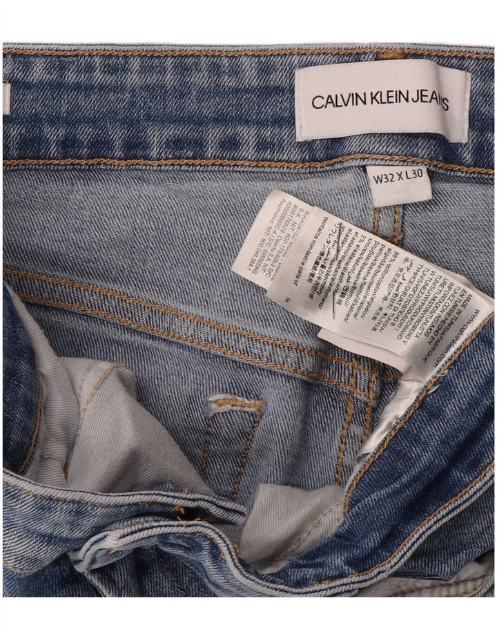 Calvin Klein Jean Slim Homme W32 L30 Bleu Coton
