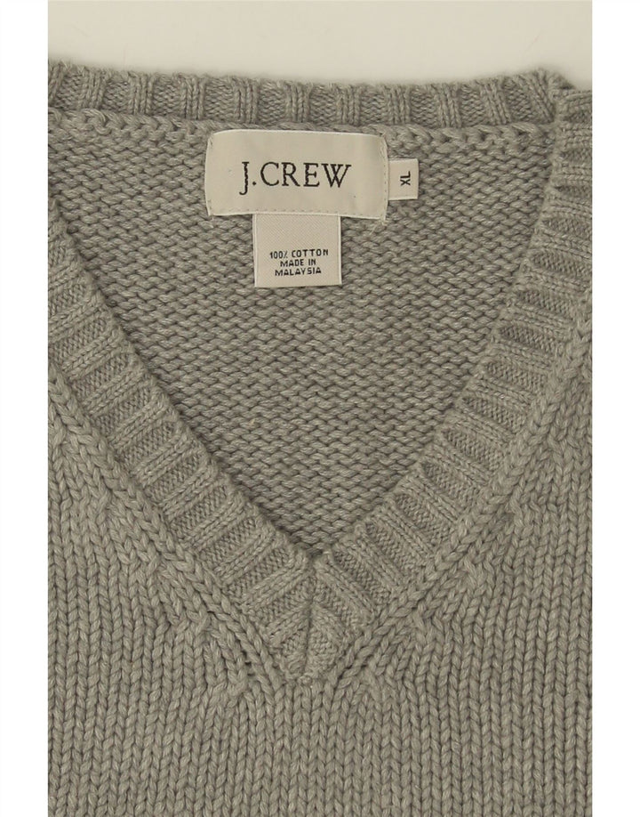 J. CREW Mens Vest Tank Top XL Grey Cotton Vintage J. Crew and Second-Hand J. Crew from Messina Hembry 