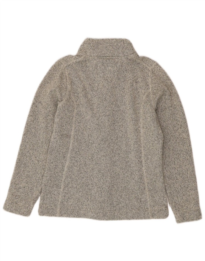 Rohan Womens Cardigan Sweater UK 10 Petit Gris Moucheté Polyester