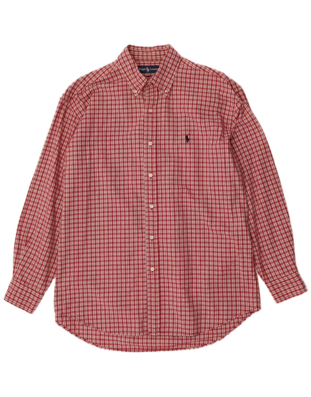 Ralph Lauren Chemise Blake pour homme en coton à carreaux rouges