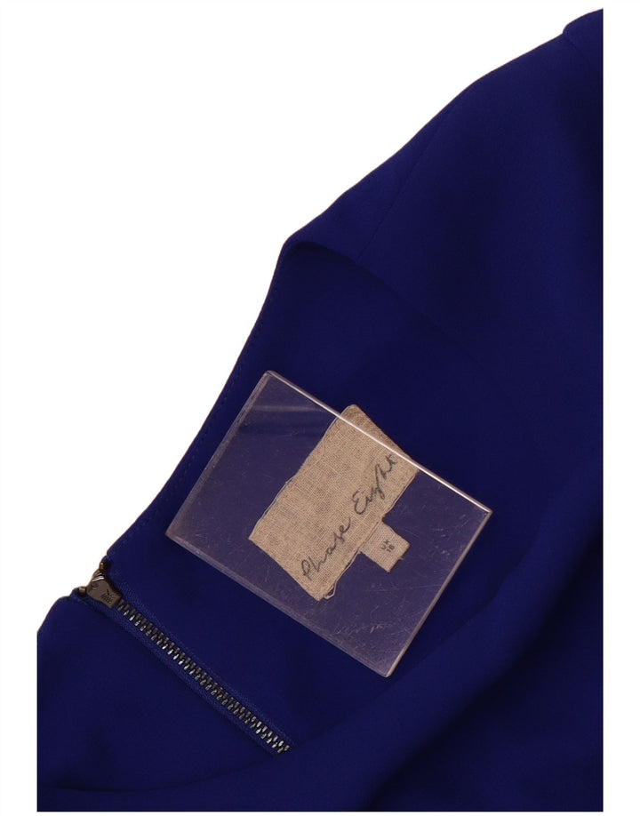 Phase Eight Robe droite à manches 3/4 pour femme UK 18 XL Bleu