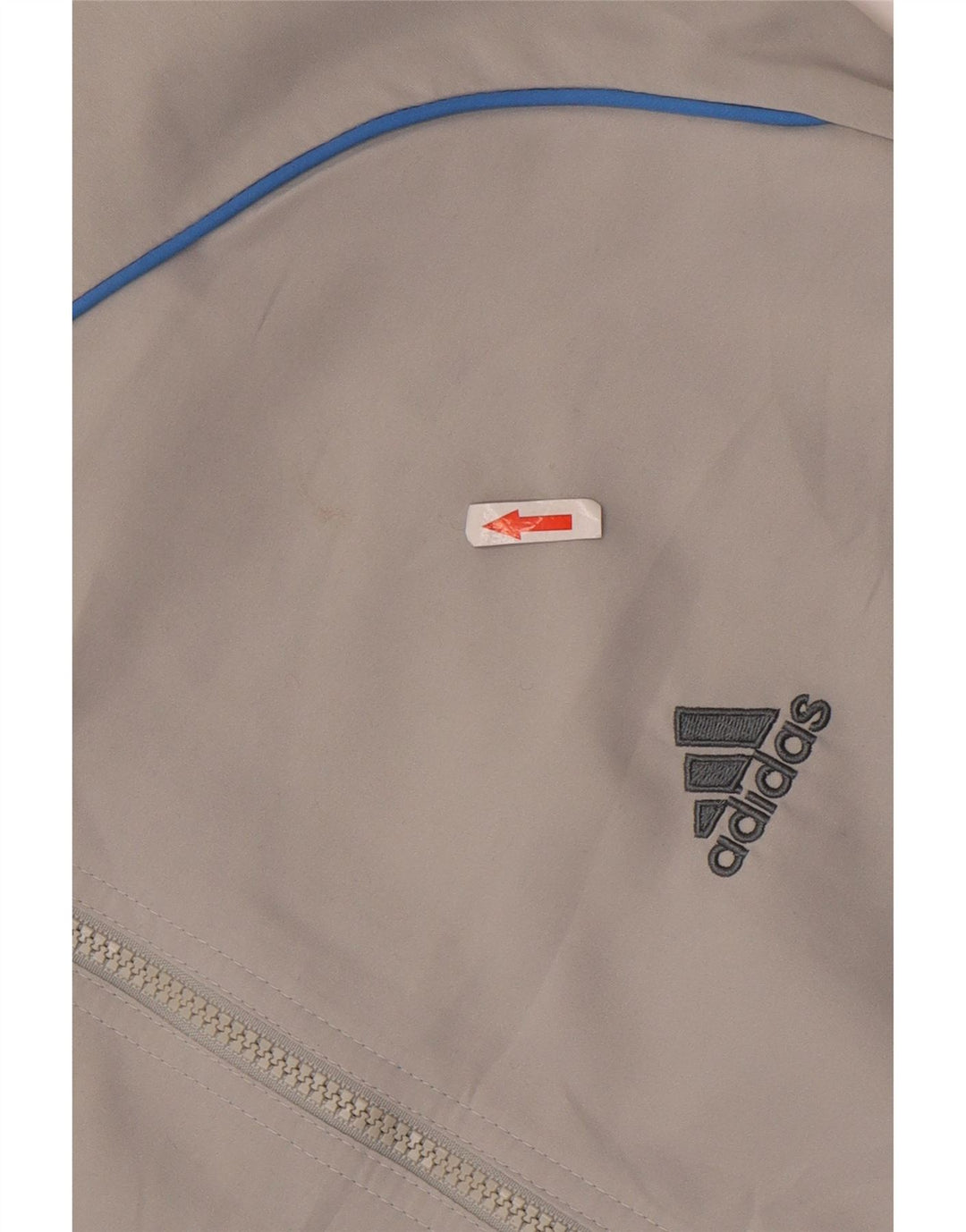 Adidas Veste de survêtement pour homme UK 42/44 Large Gris Polyester