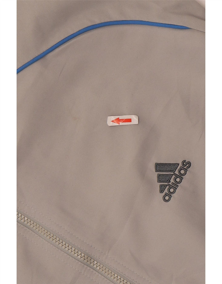 Adidas Veste de survêtement pour homme UK 42/44 Large Gris Polyester