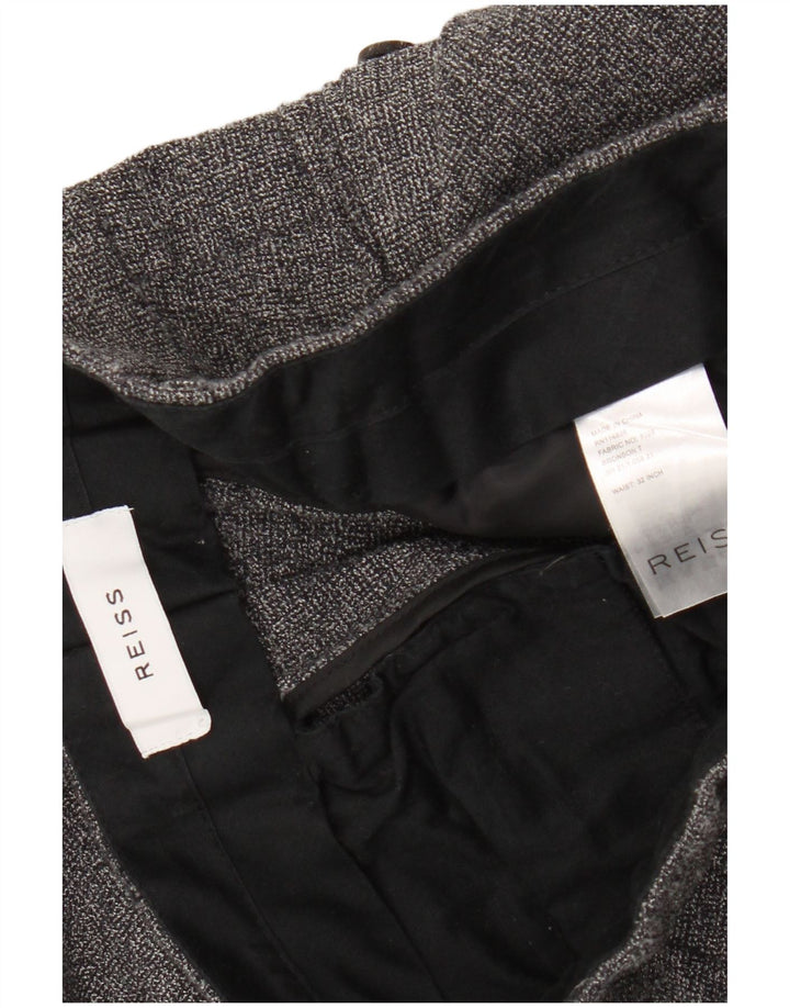 Reiss Pantalon de Costume Slim Homme W32 L30 Gris Laine