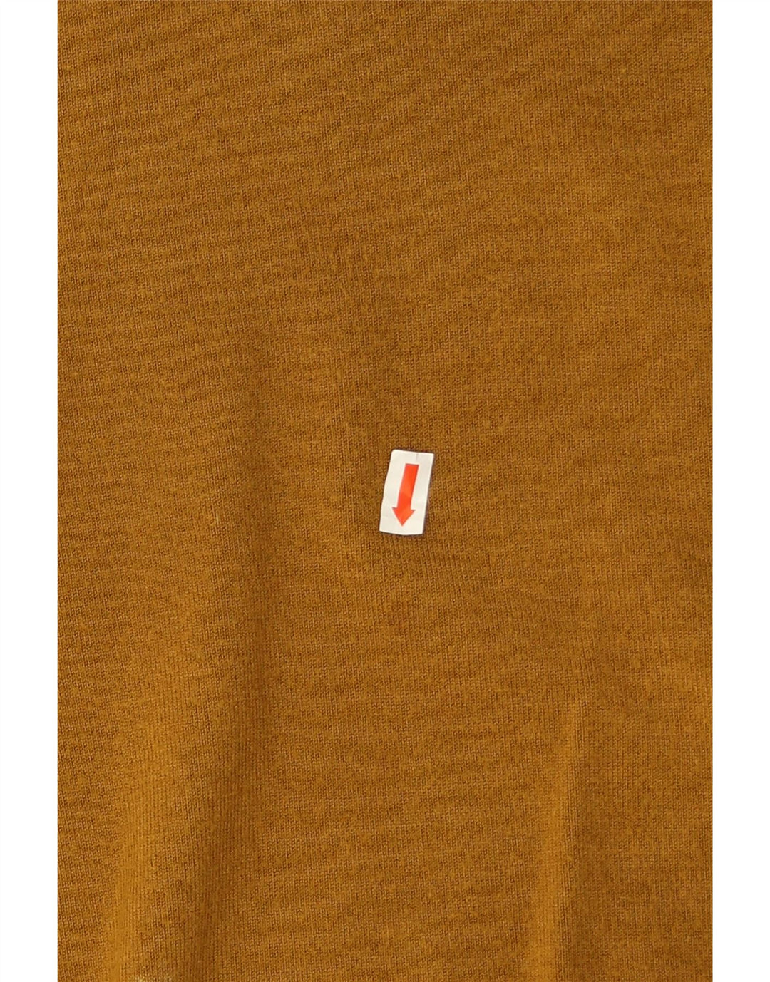 Zara Pull Col Rond Homme Jaune Moyen Viscose