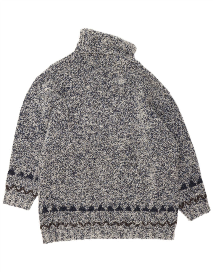 GIESSWEIN Pull col roulé pour femme EU 40 Gris moyen Fair Isle