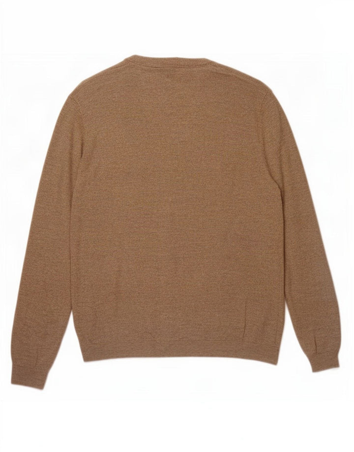 Zara Cardigan Homme Pull Large Beige