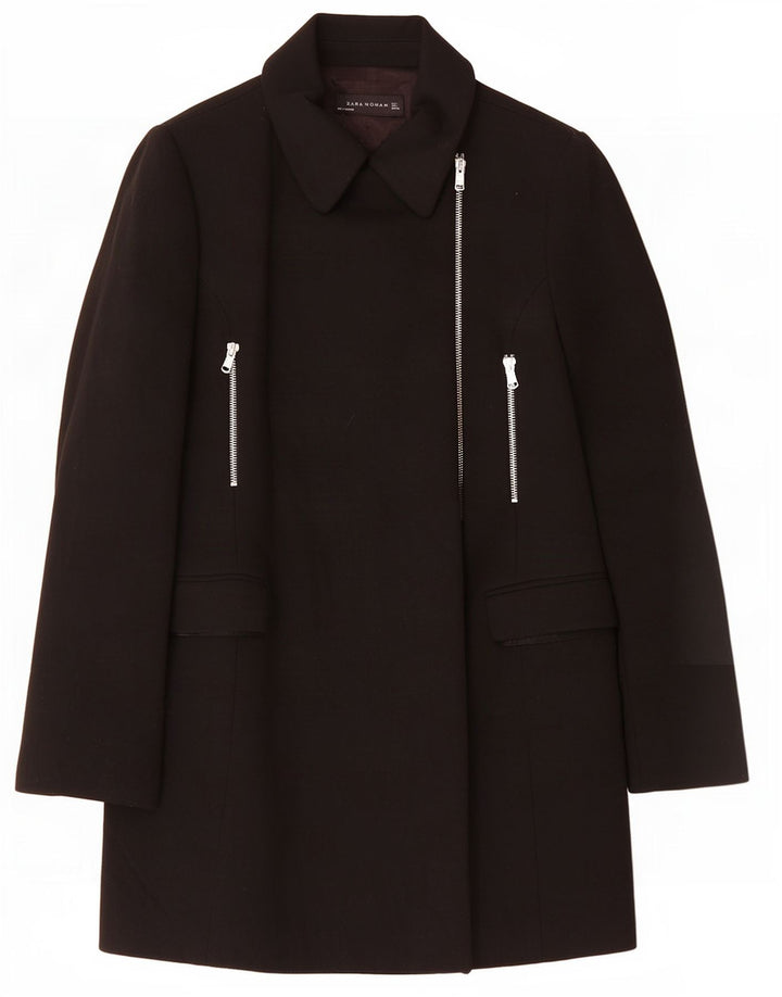 Zara Manteau Femme UK 14 Large Noir
