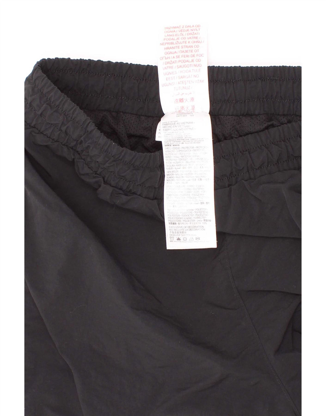 Converse Short de sport garçon 13-14 ans XL Noir Polyester