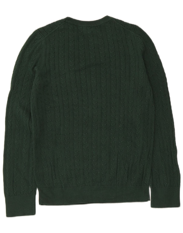 Tommy Hilfiger Pull ras du cou pour femme UK 14 Vert moyen