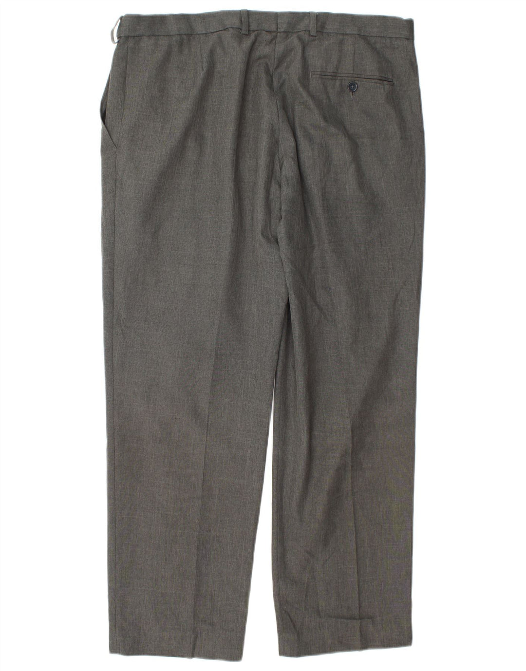 Marks & Spencer Pantalon de costume coupe classique pour homme W36 L29 Gris Polyester