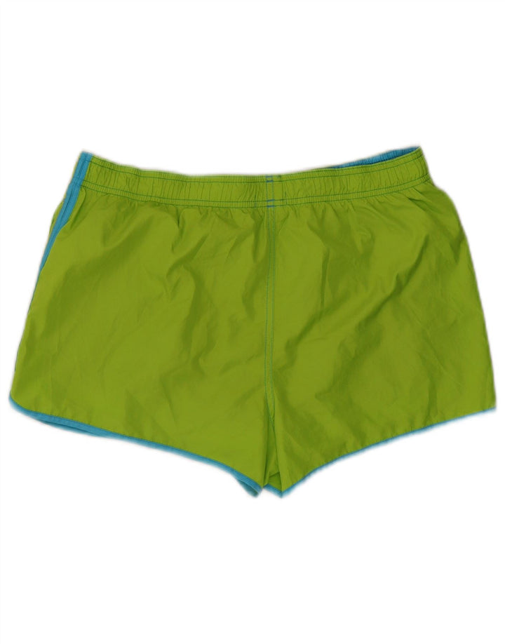 Calvin Klein Short de bain graphique pour femme UK 14 Vert moyen