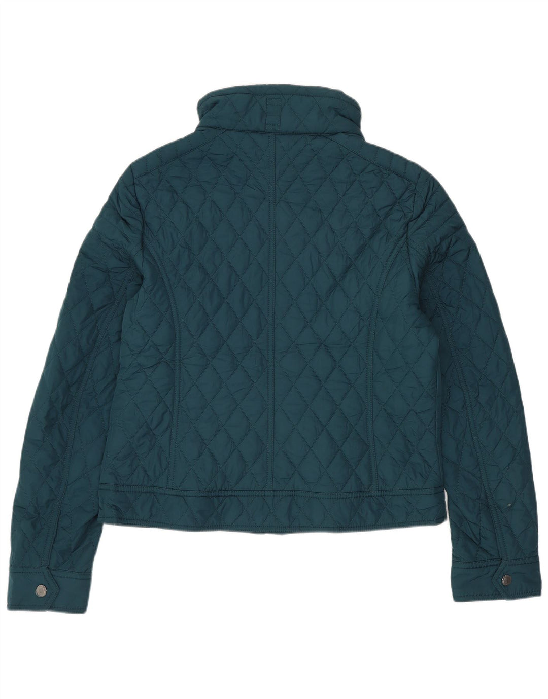 Tommy Hilfiger Veste matelassée courte pour femme UK 14 Coton vert moyen