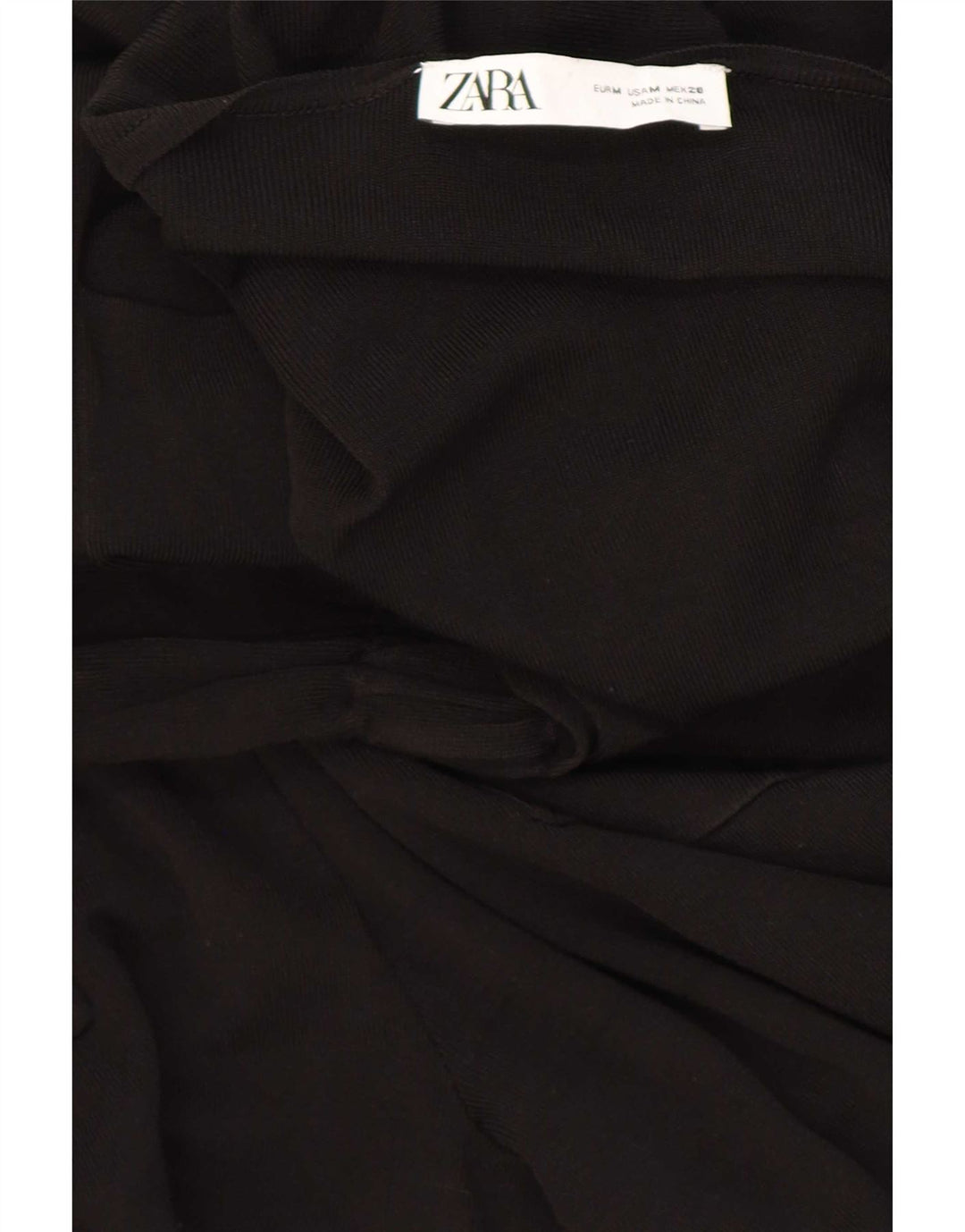 Zara Combinaison à manches 3/4 pour femme UK 14 Noir moyen