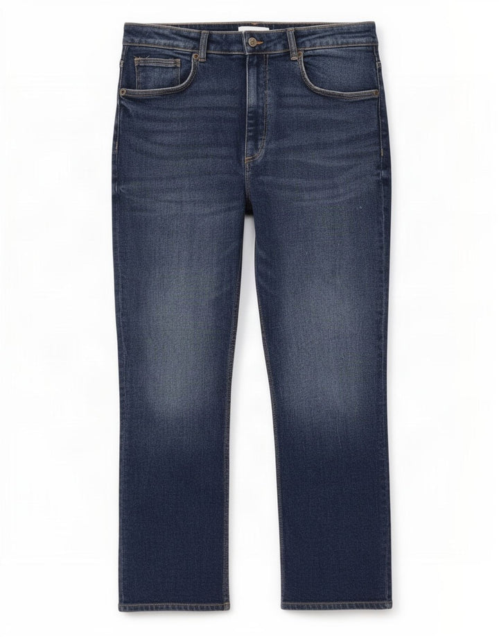 Zara Jean droit pour femme EU 46 2XL W36 L26 Bleu