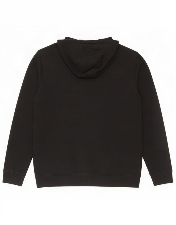 Vans Pull à capuche zippé graphique pour homme XL en coton noir