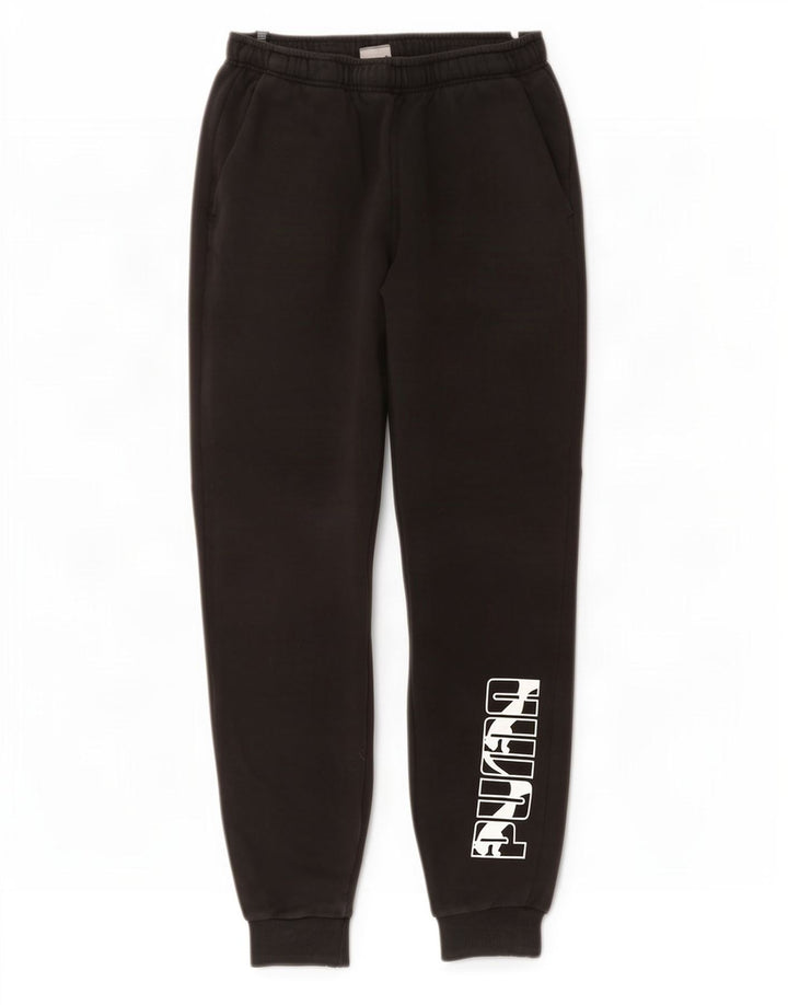 Puma Pantalon de Survêtement Graphique Homme Noir Coton