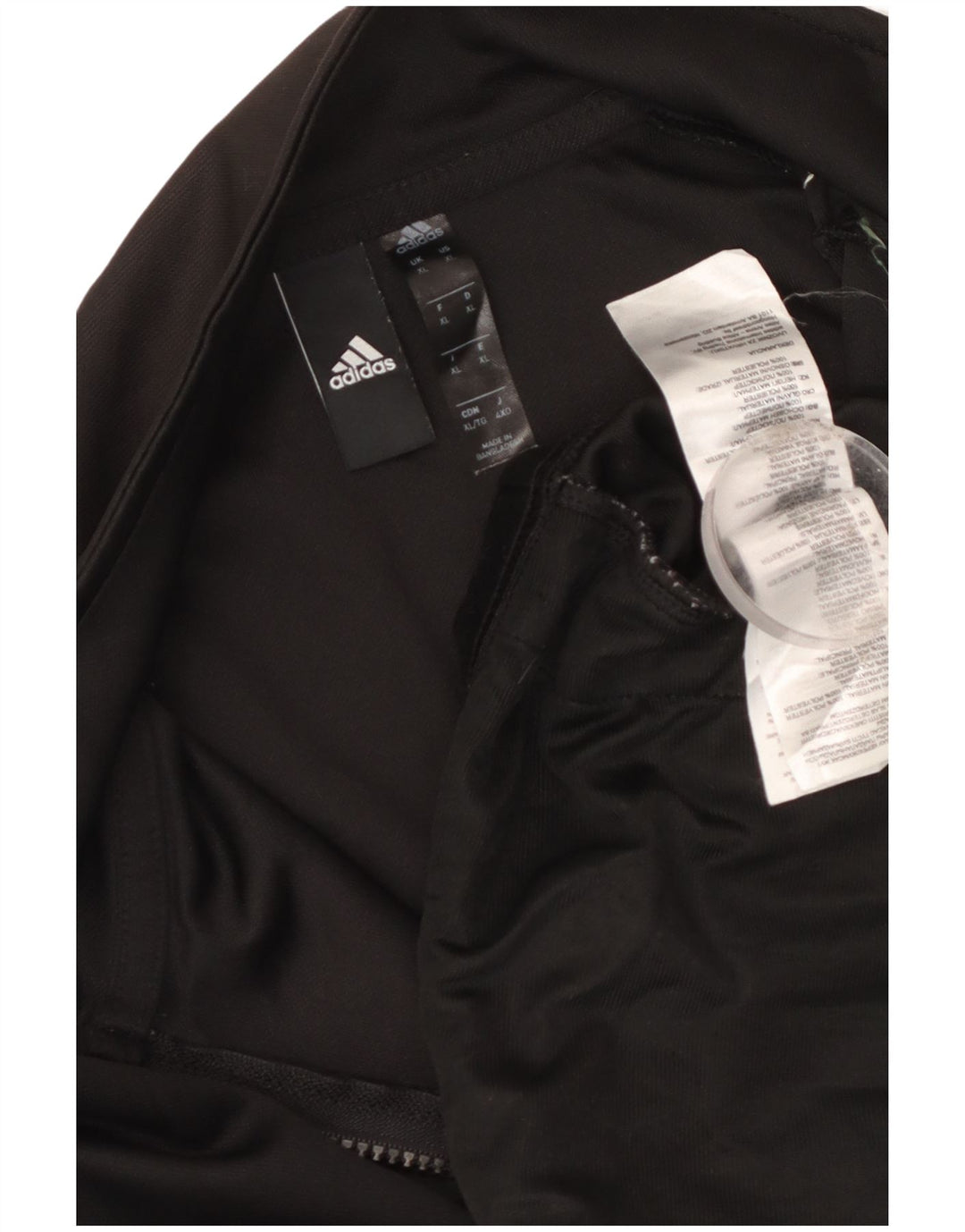 Adidas Veste de survêtement pour homme XL Noir Polyester