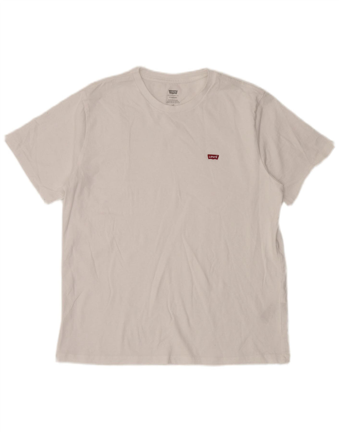Levi's Tee-Shirt Standard Homme Blanc Large Coton