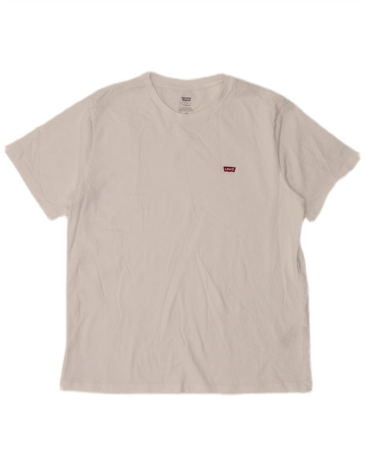 Levi's Tee-Shirt Standard Homme Blanc Large Coton