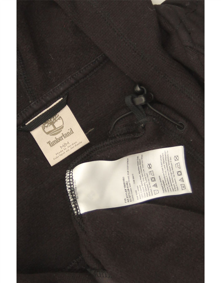 Timberland Pull à capuche zippé pour homme en polyester noir moyen