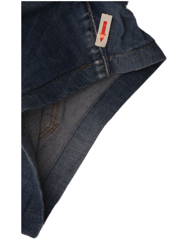 Femme Trussardi Short En Jean W34 Large Bleu Marine