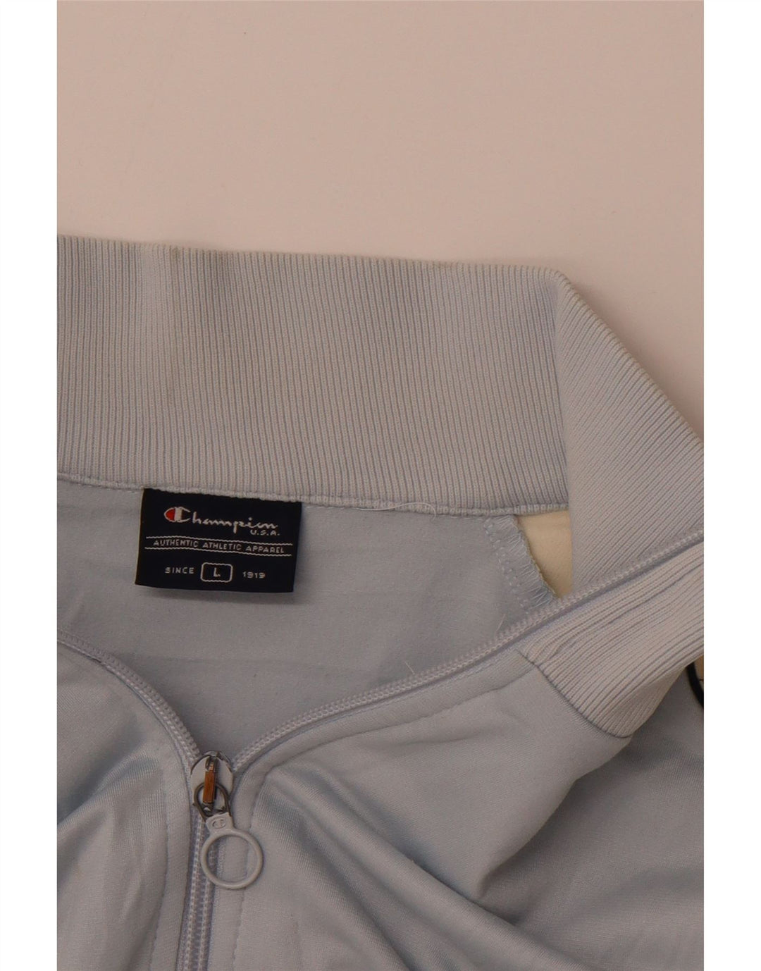 CHAMPION Veste de survêtement pour femme UK 16 Large Bleu Colorblock