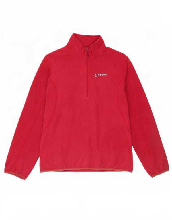 Berghaus Pull polaire à col zippé pour femme UK 18 XL Rose Polyester