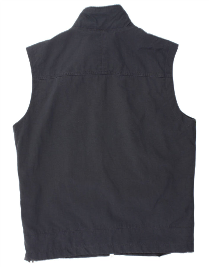 Woolrich Gilet Graphique Femme UK 14 Bleu Marine Moyen