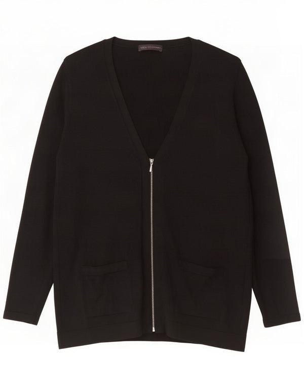 Marks & Spencer Cardigan pour femme UK 14 Large Noir Viscose