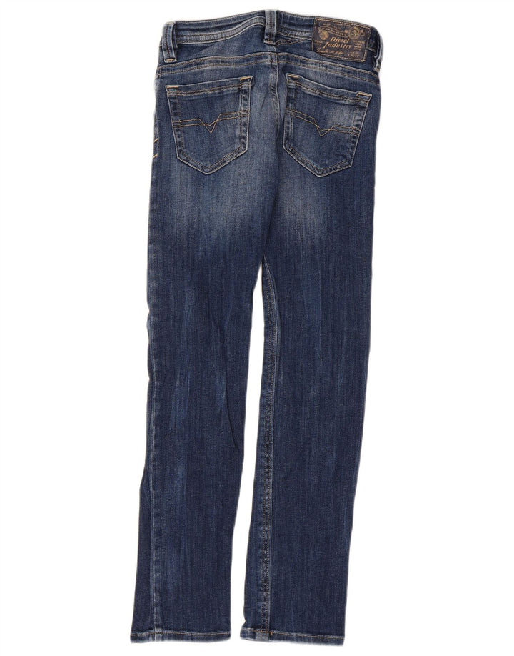 Diesel Garçon Thavar Jean Droit 7-8 Ans W26 L25 Bleu Coton