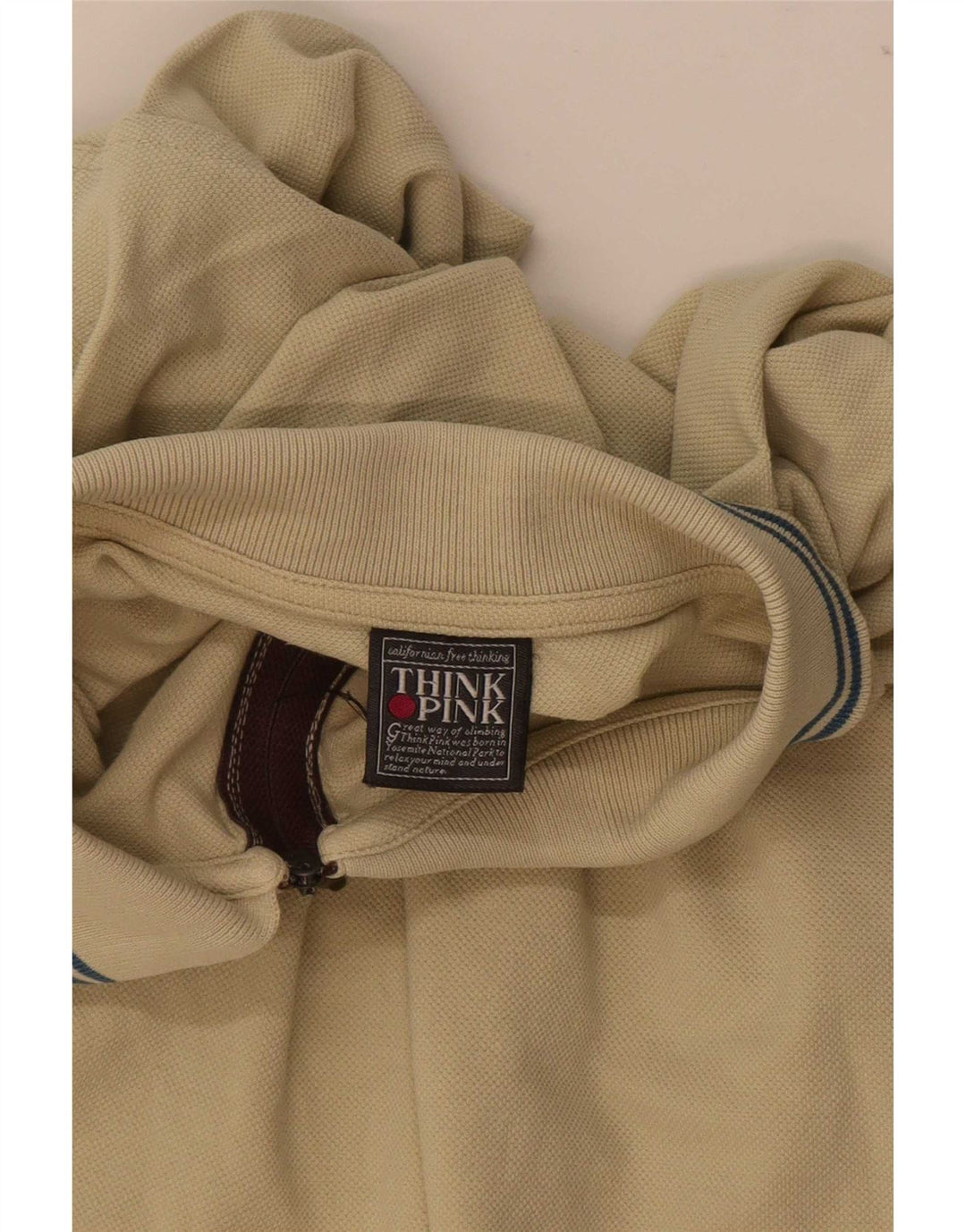 Think Pink Polo Homme 2XL Beige