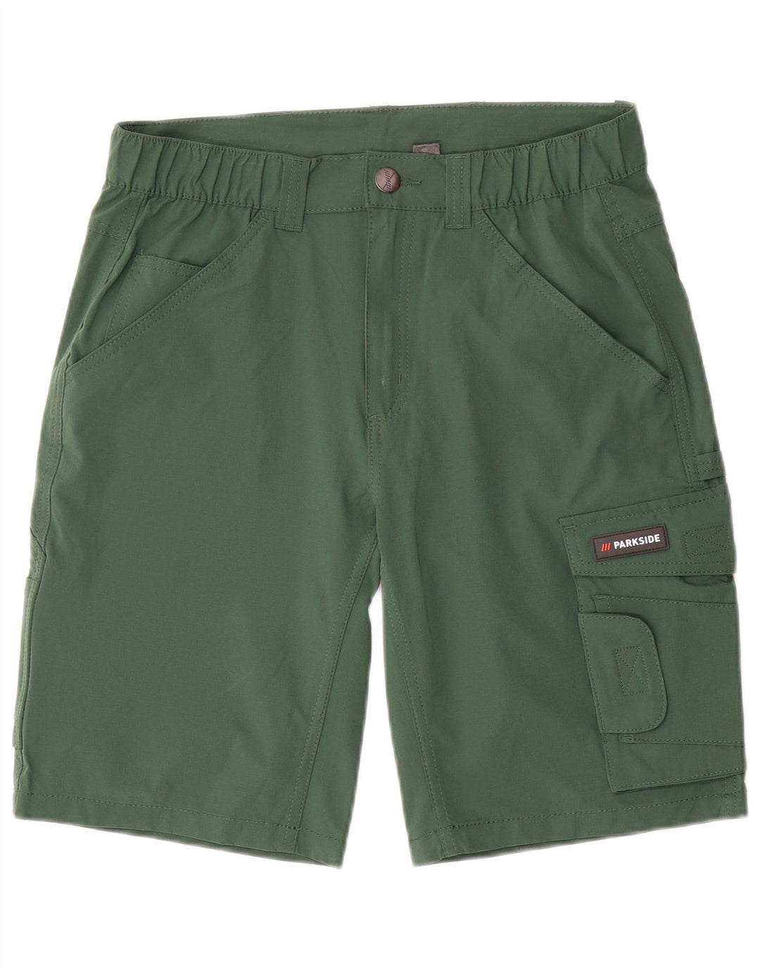 Parkside Short Cargo Homme Petit W29 Vert Élasthanne