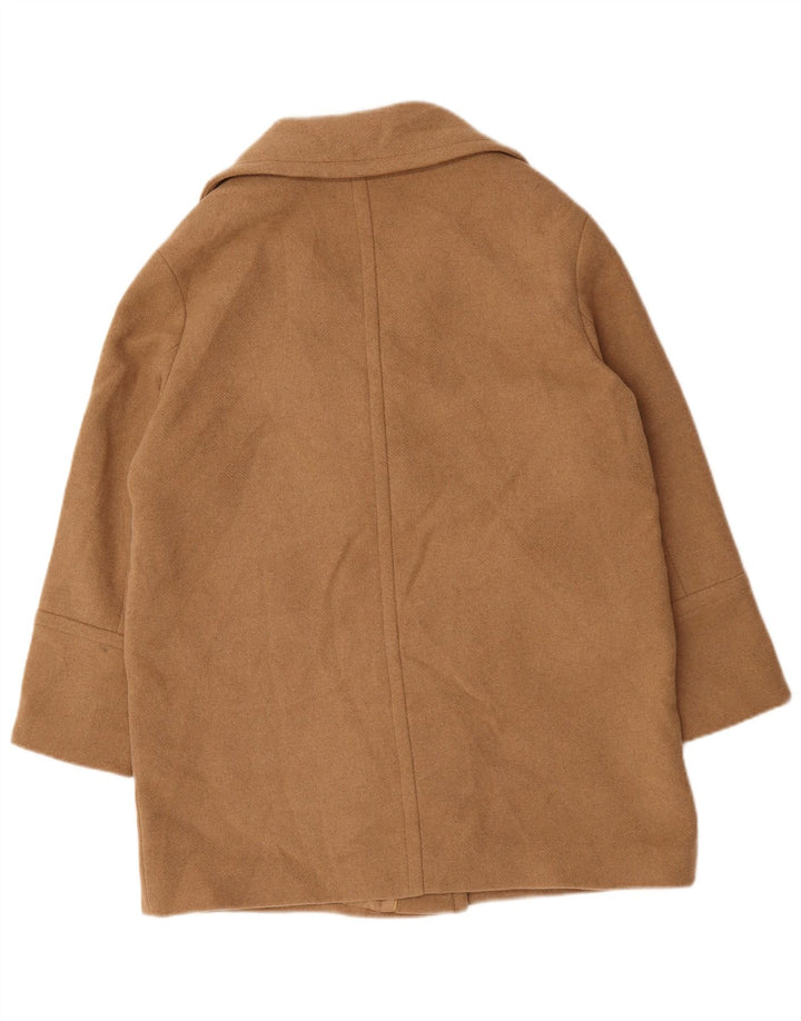 Marks & Spencer Caban surdimensionné pour femme UK 14 Grande laine beige