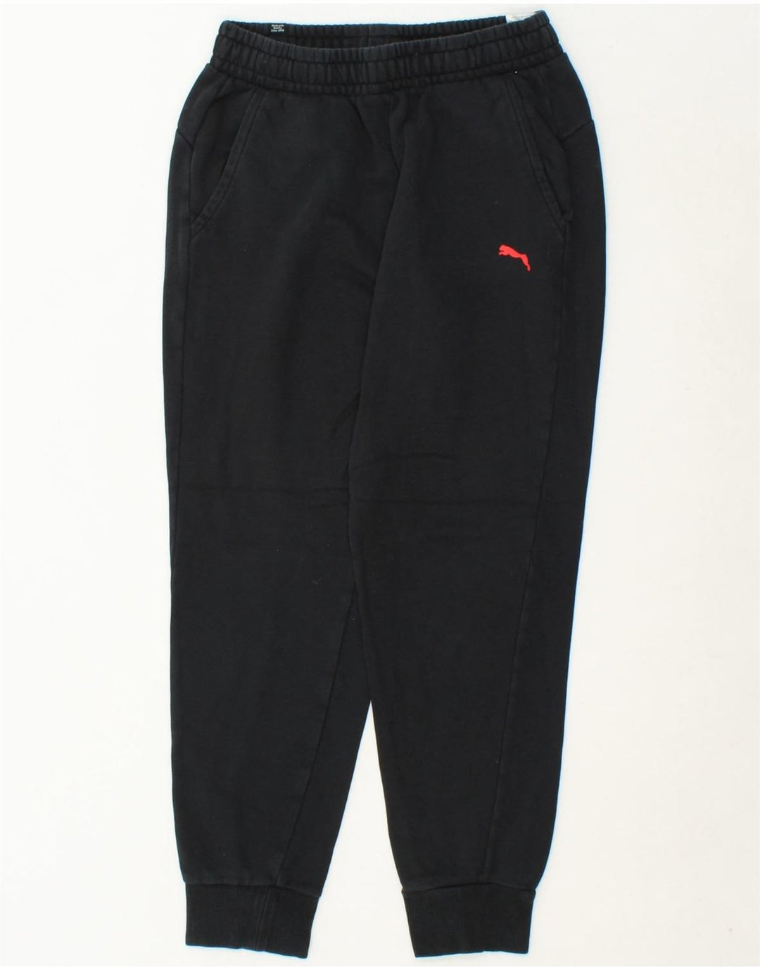 PUMA Mens Tracksuit Trousers Joggers Small  Black Cotton Vintage Puma and Second-Hand Puma from Messina Hembry 