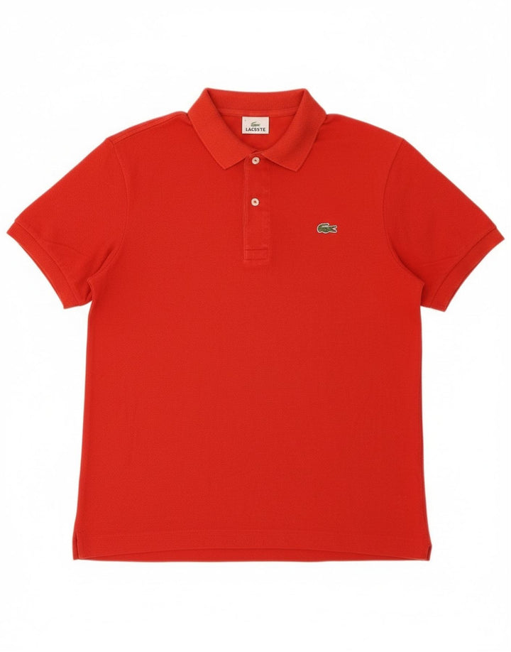 Lacoste Polo Homme Taille 4 Coton Rouge Moyen