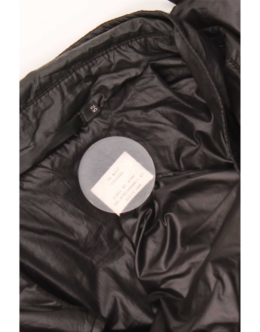 veste matelassée militaire vintage pour hommes IT 52 XL Polyester noir