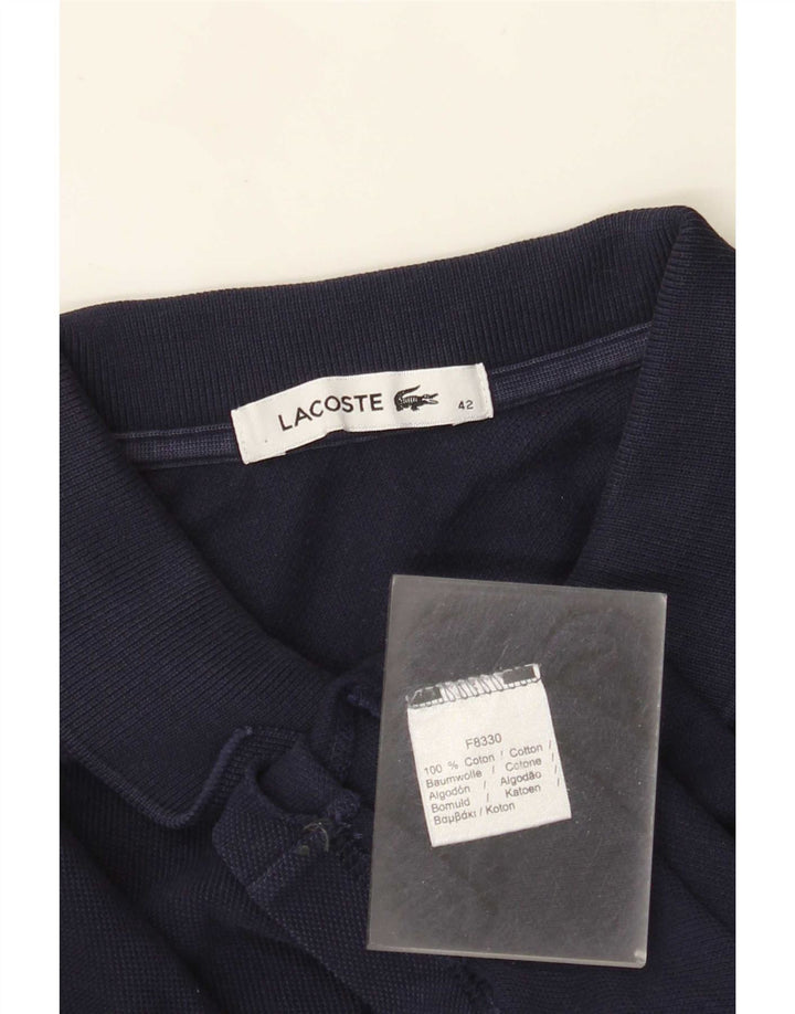 Lacoste Polo Femme Taille 42 Grand Coton Bleu Marine
