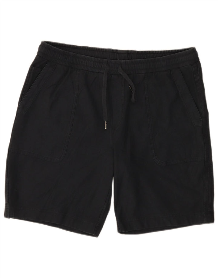 Athleta Short Chino Homme Large W34 Bleu Marine Coton