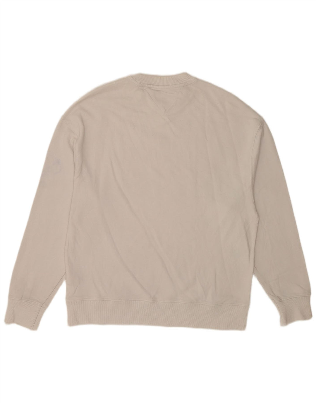 Tommy Hilfiger Sweat-shirt pour homme en coton blanc moyen
